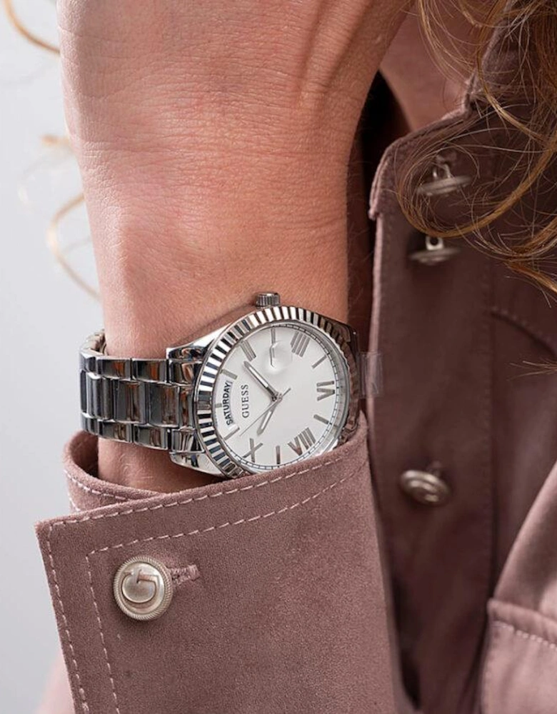 Guess Luna Silver Ladies Watch GW0308L1