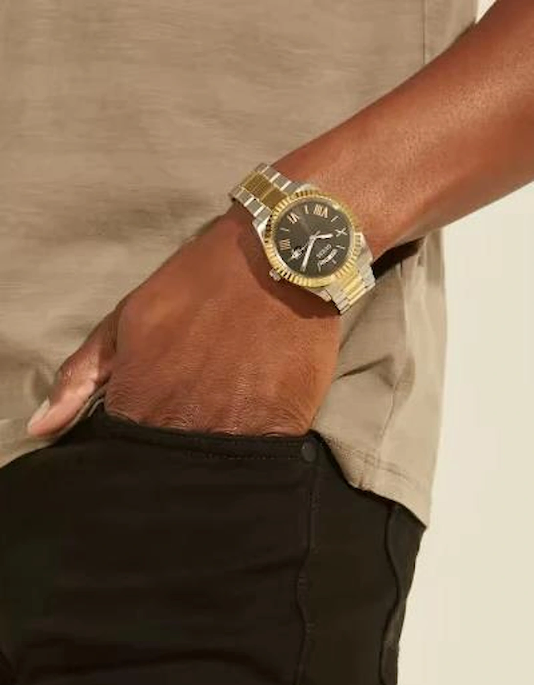 Guess Connoisseur Two-Tone Men's Watch GW0265G5