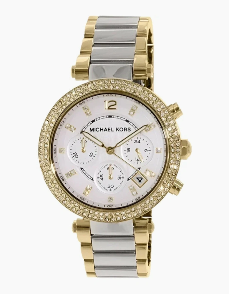 Michael Kors Parker Ladies Two-Tone Watch MK5687