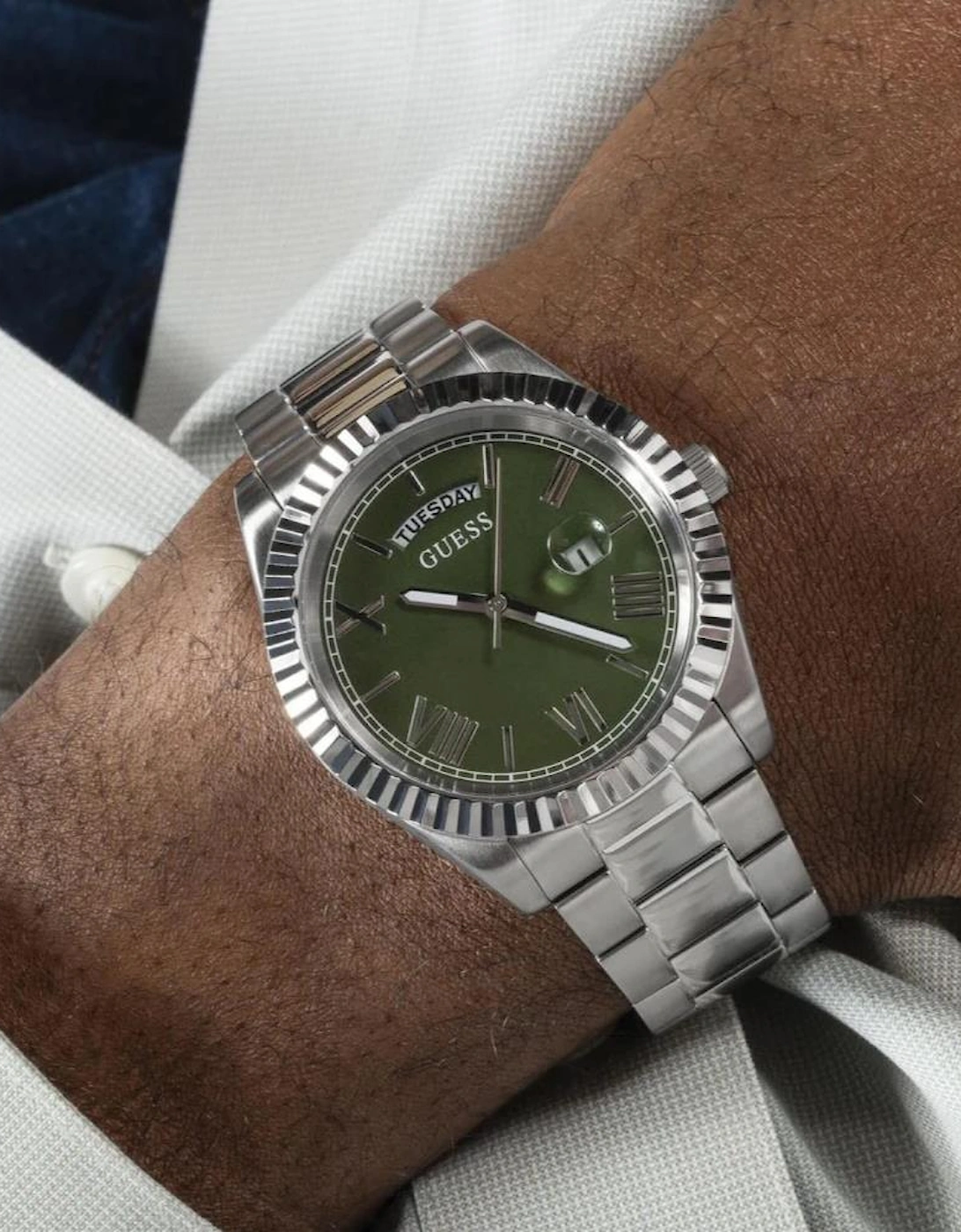 Guess Connoisseur Green Men's Watch GW0265G10