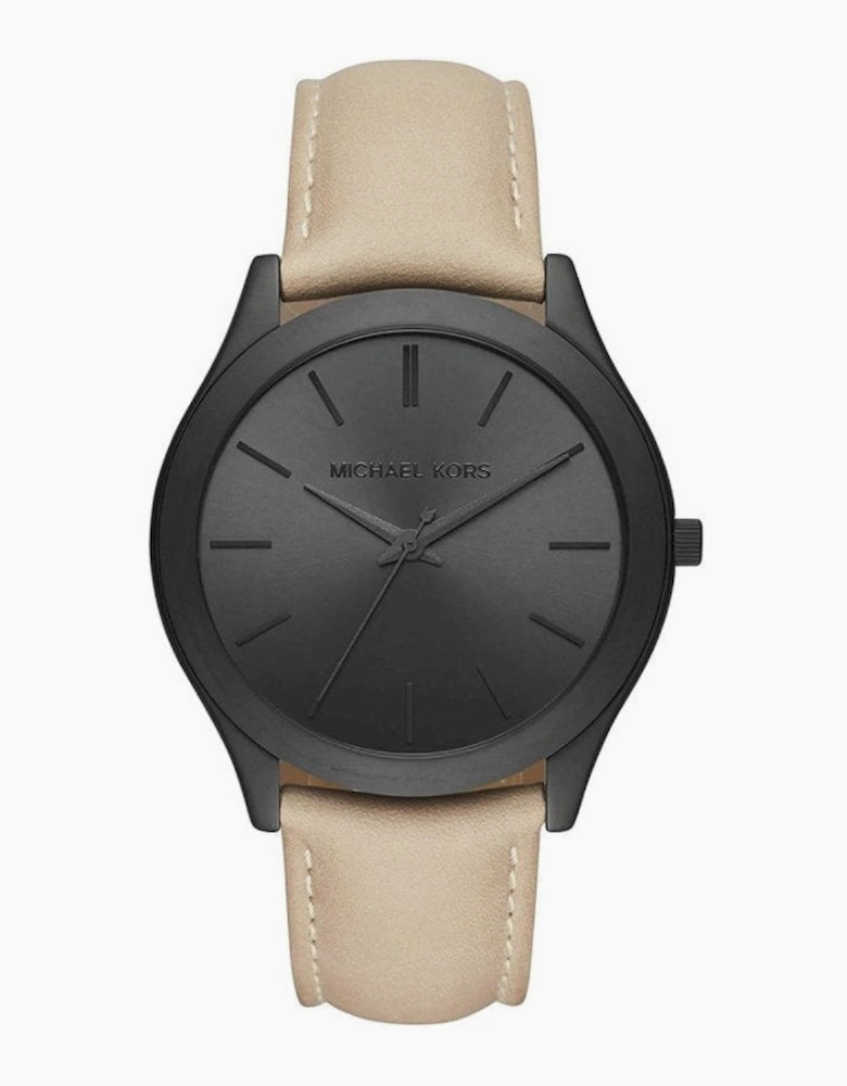 Michael Kors Men's Slim Runway Beige Watch MK8510