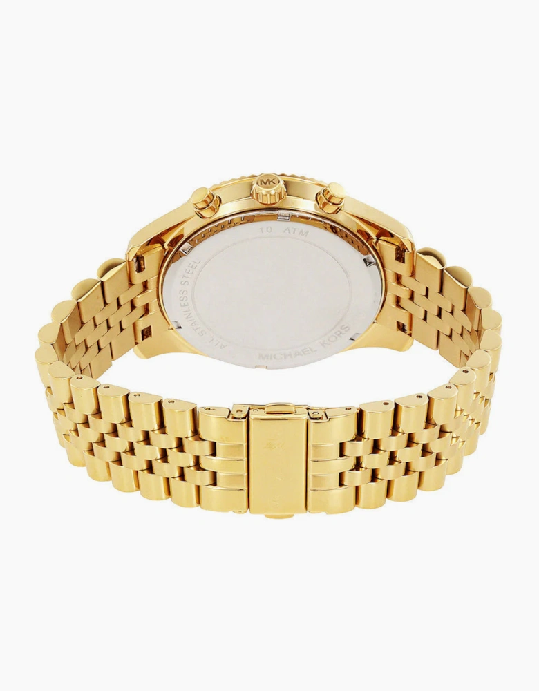 Michael Kors MK8494 Lexington Gold-Tone Chronograph Men's Watch