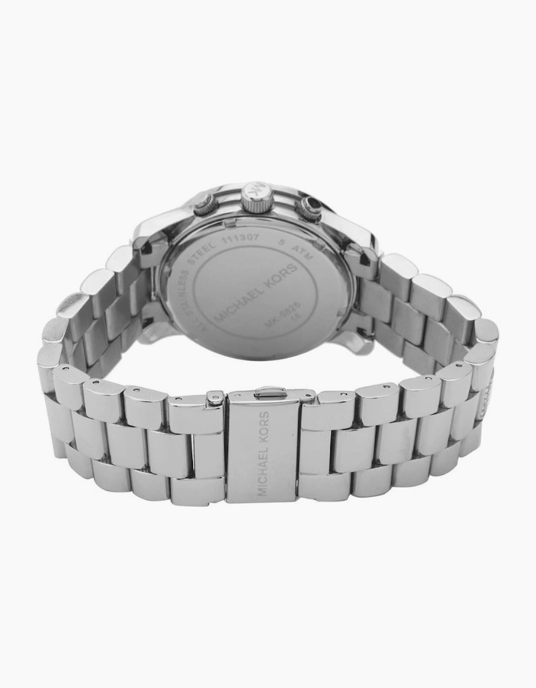 Michael Kors MK5825 Runway Silver Glitz Chronograph Ladies Watch