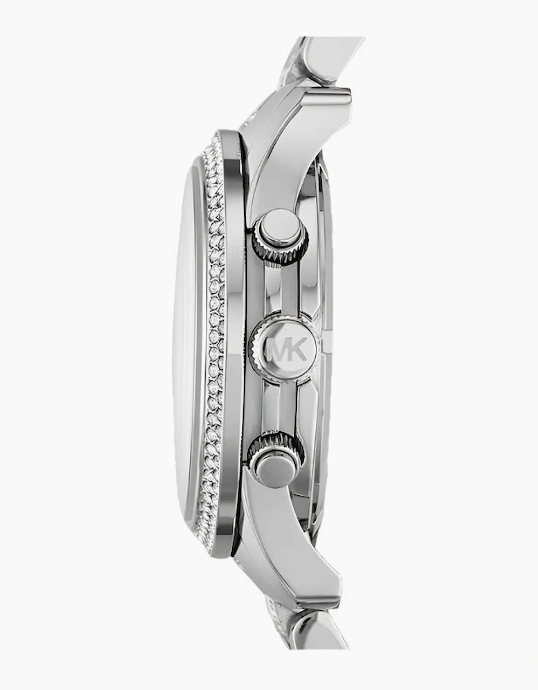 Michael Kors MK5825 Runway Silver Glitz Chronograph Ladies Watch