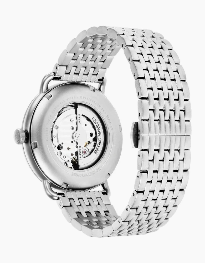 Emporio Armani Men's Meccanico Silver Watch AR60024