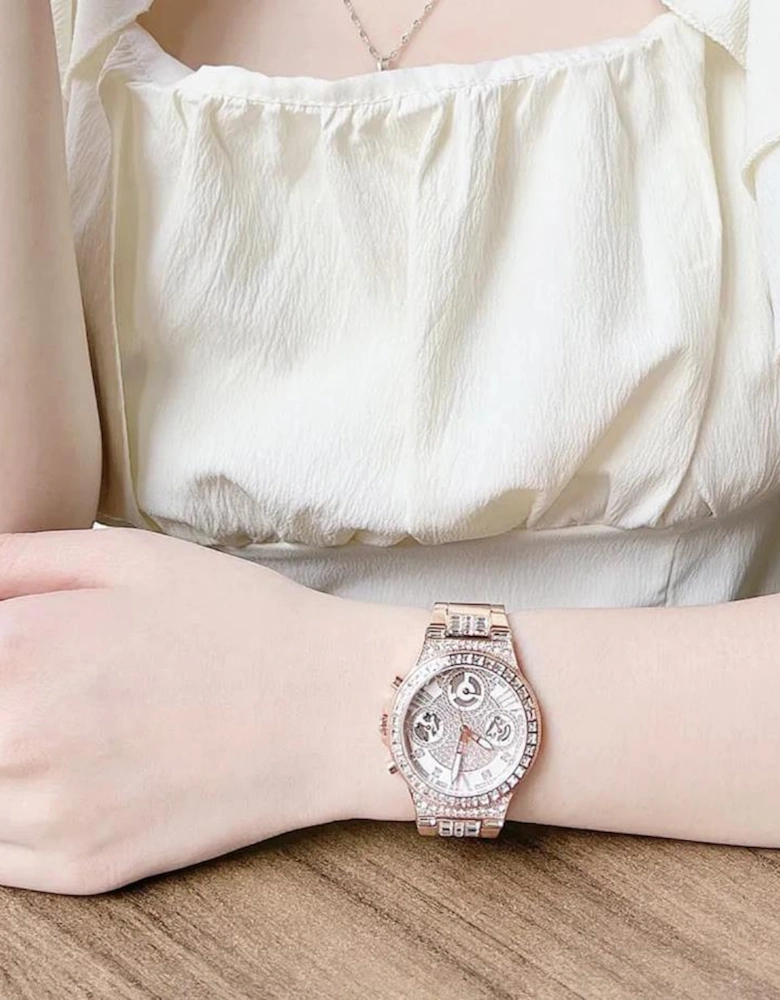 Guess Moonlight Rose Gold Ladies Watch GW0320L3