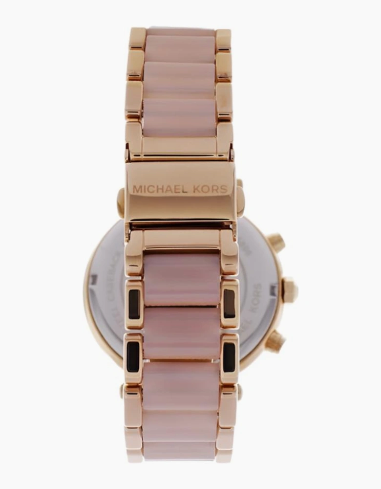 Michael Kors MK5896 Parker Rose Gold Chronograph Ladies Watch