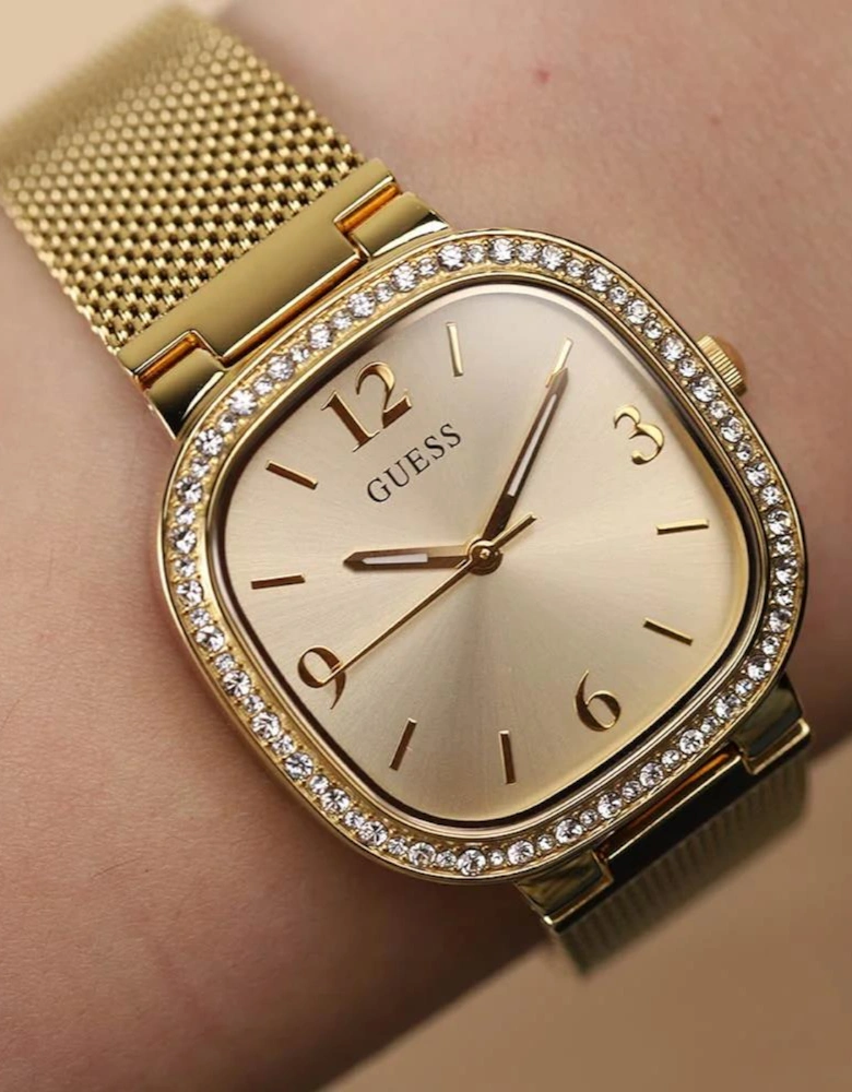 Guess Tapestry Gold Ladies Watch GW0354L2