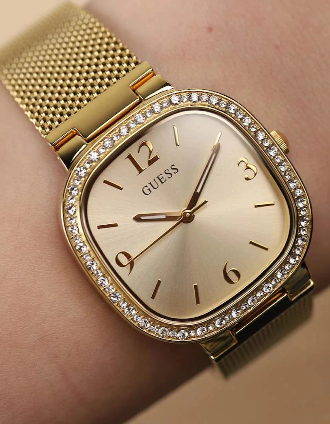 Guess Tapestry Gold Ladies Watch GW0354L2