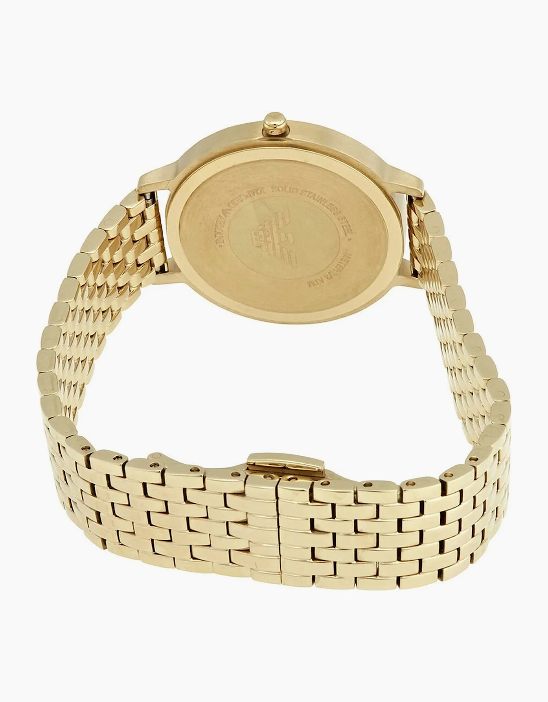 Emporio Armani AR11007 Gold Mother of Pearl Ladies Watch