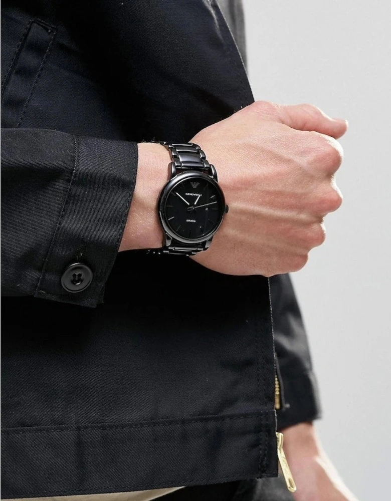 Emporio Armani AR11045 Luigi Black Chronograph Men's Watch