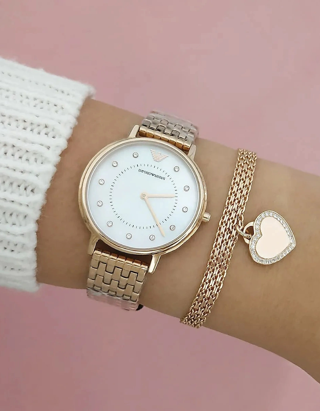Emporio Armani AR11006 Rose Gold Ladies Watch