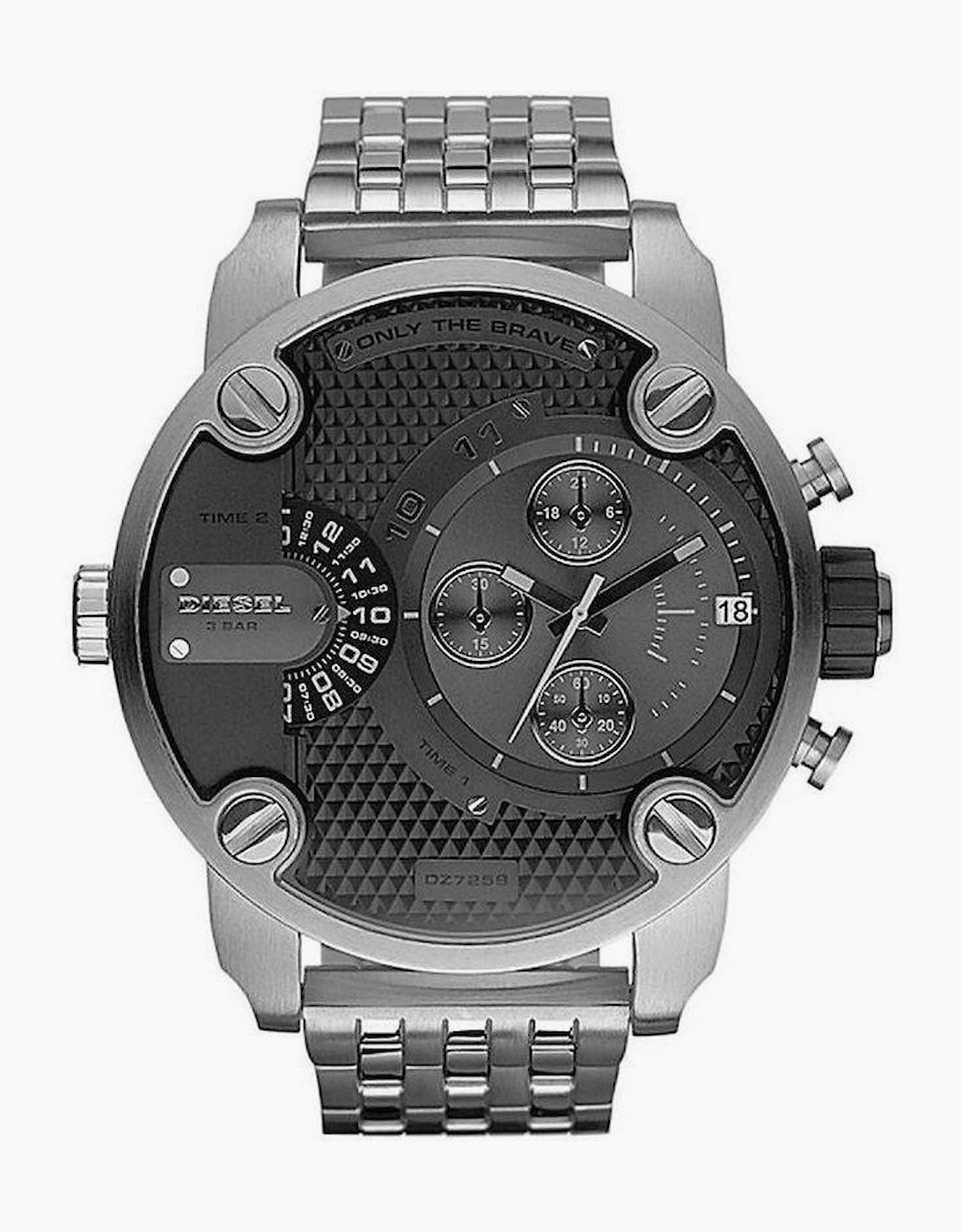 Diesel Men's Little Daddy Black Grey Watch DZ7259