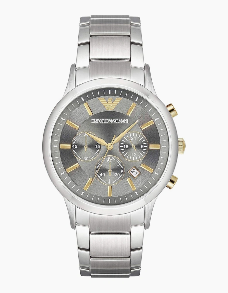 Emporio Armani AR11047 Silver Chronograph Men's Watch