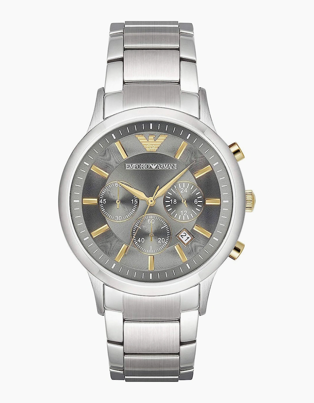 Emporio Armani AR11047 Silver Chronograph Men's Watch