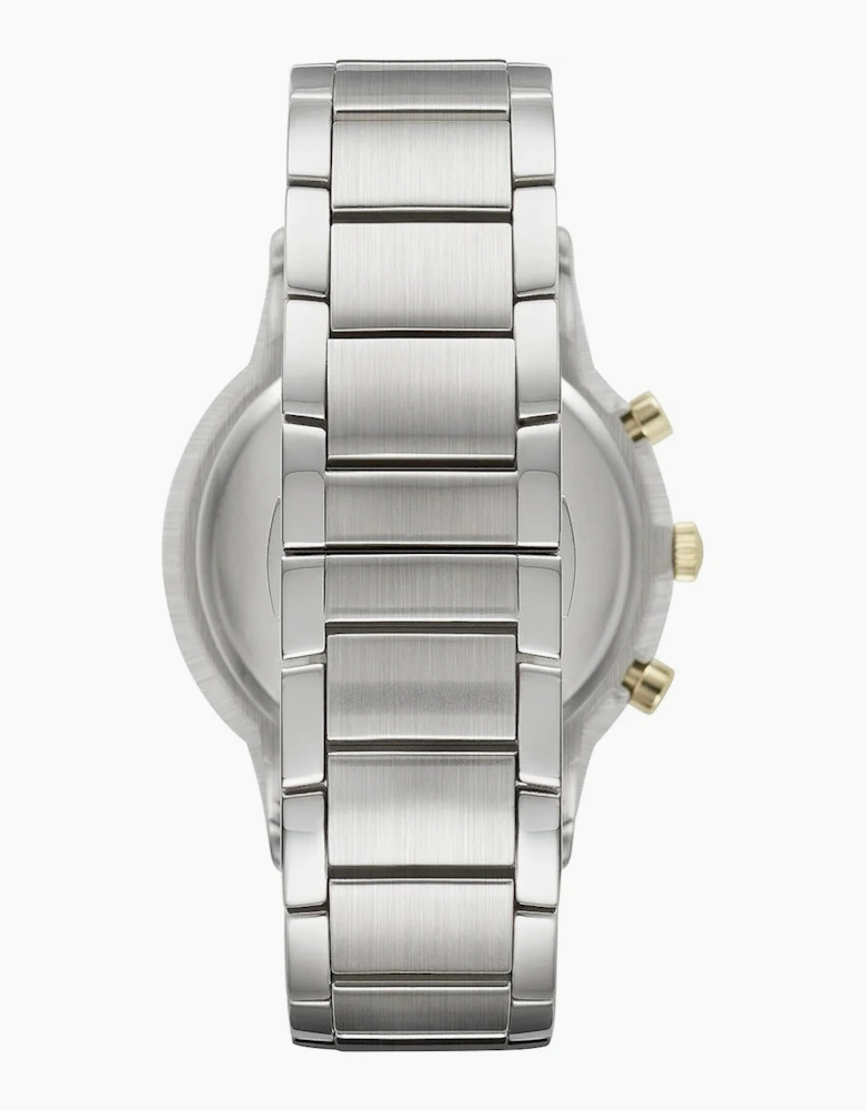 Emporio Armani AR11047 Silver Chronograph Men's Watch