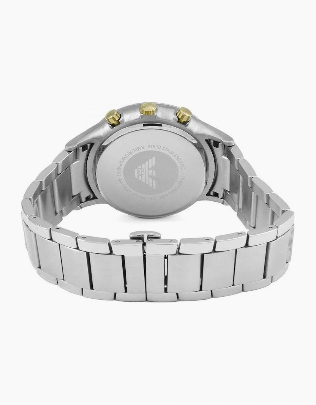 Emporio Armani AR11047 Silver Chronograph Men's Watch