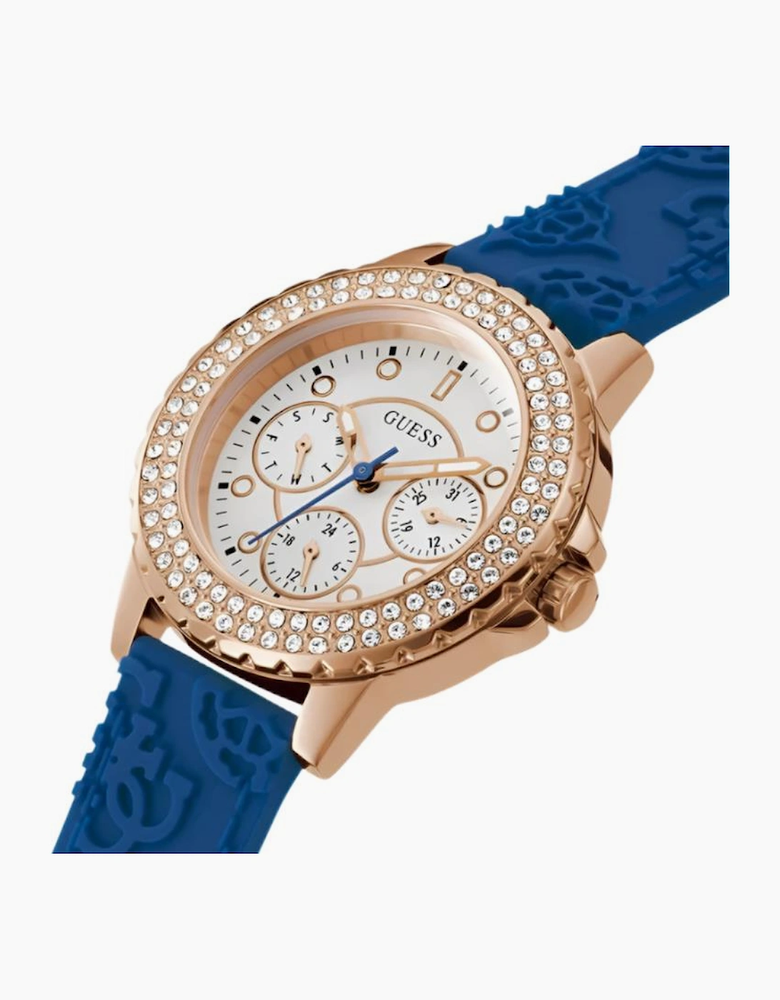 Guess Sport Crystal Blue Ladies Watch GW0411L2