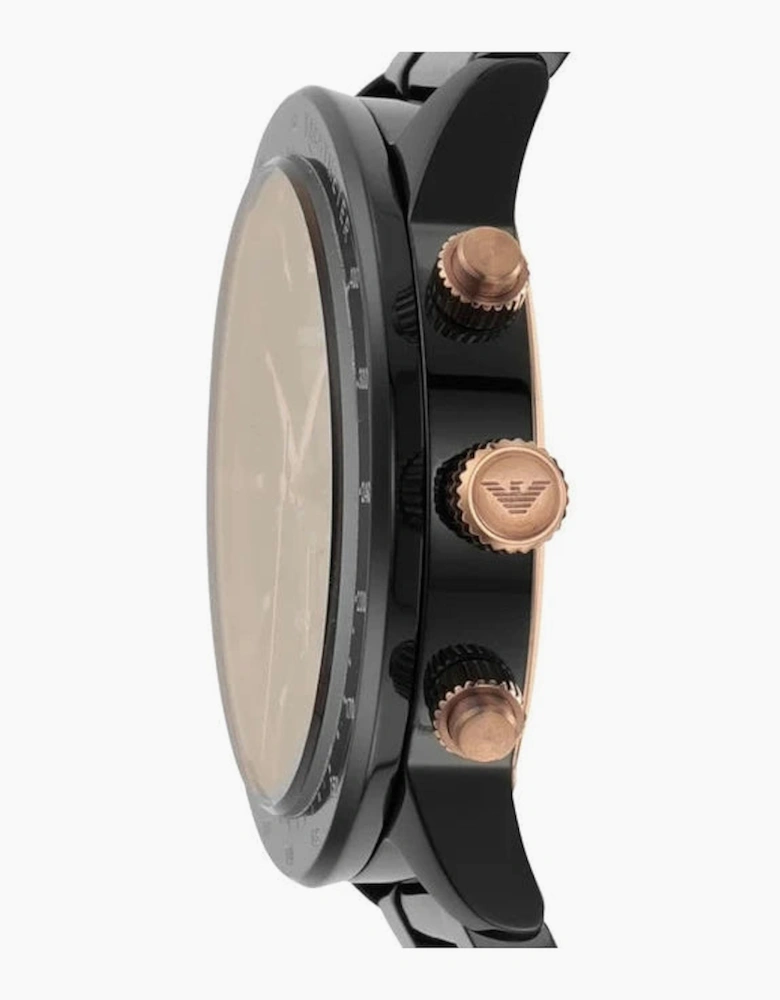 Emporio Armani Men's Mario Black Watch AR70002