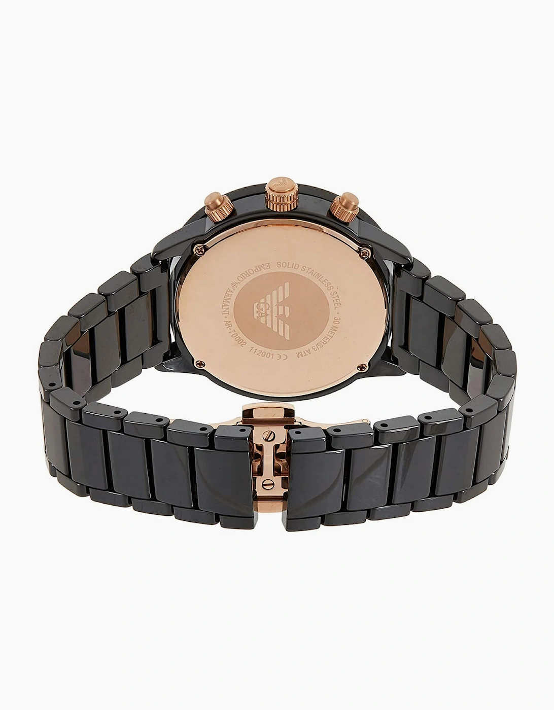 Emporio Armani Men's Mario Black Watch AR70002