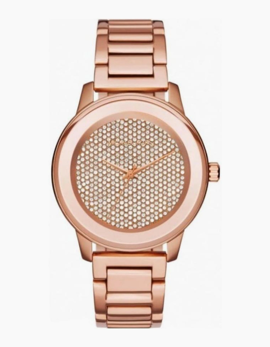 Michael Kors Ladies Kinley Rose Gold Watch MK6210