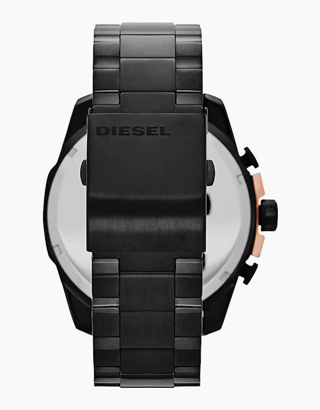 Diesel DZ4309 Mega Chief Black Rose Gold Chronograph Men's Watch