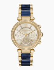 Gold Tone / Blue