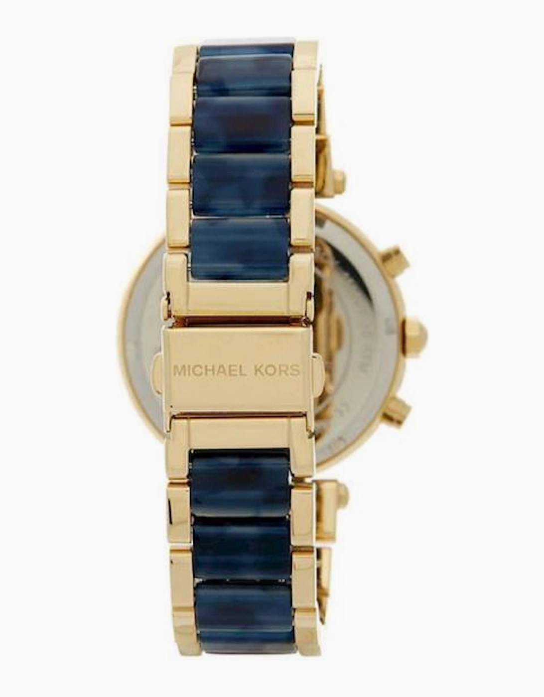 Michael Kors MK6238 Parker Two-Tone Blue Chronograph Ladies Watch
