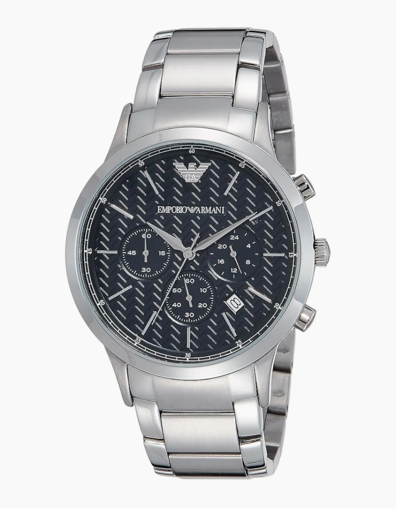 Emporio Armani Men's Renato Silver Watch AR2486
