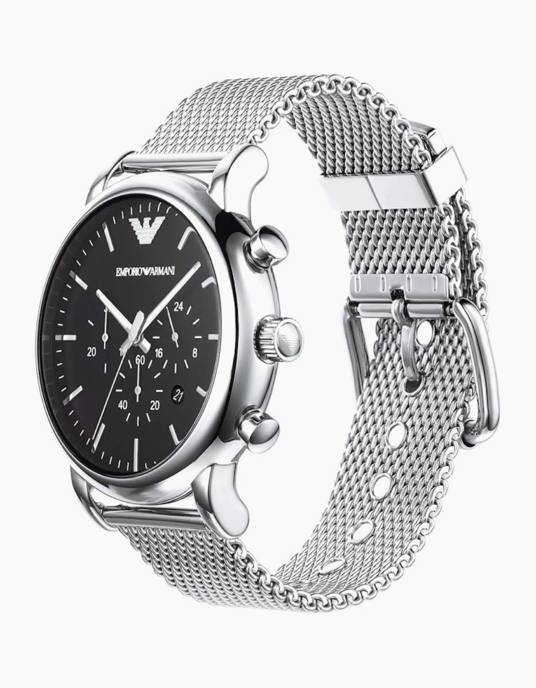 Emporio Armani Men's Luigi Watch Silver AR1808