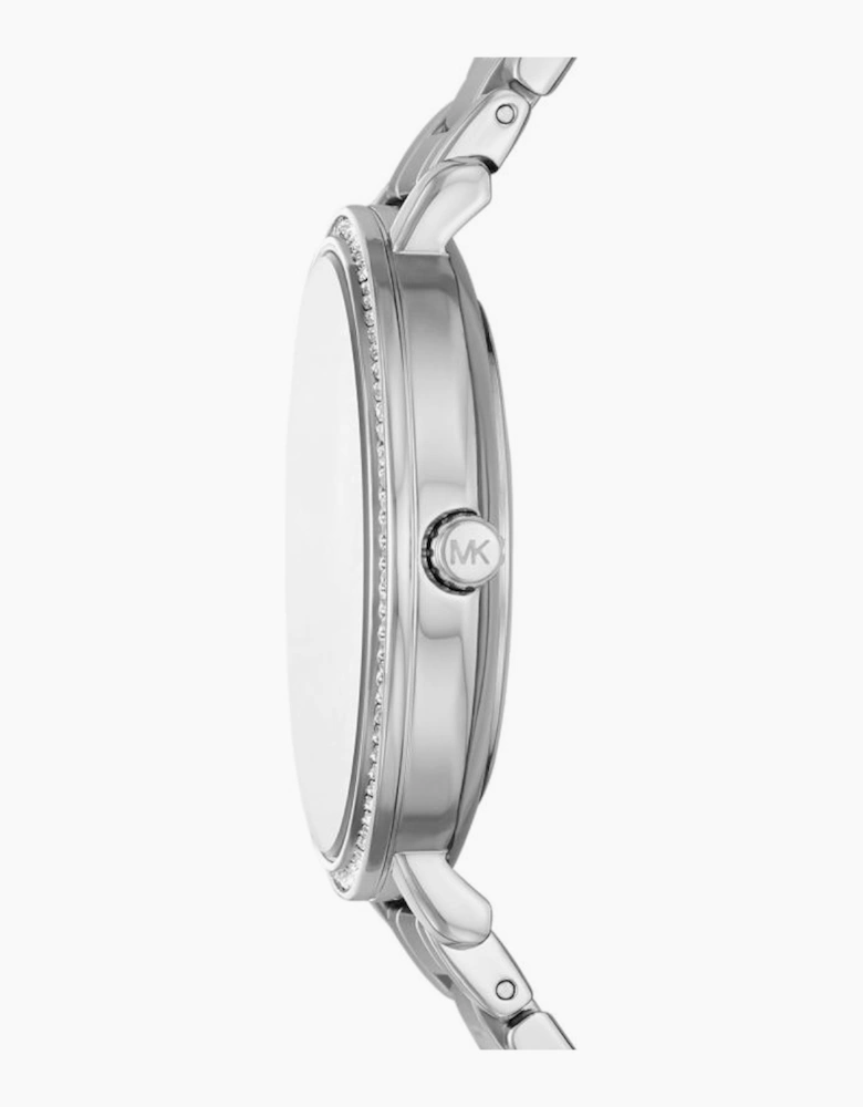 Michael Kors Ladies Silver Pyper Watch MK4631