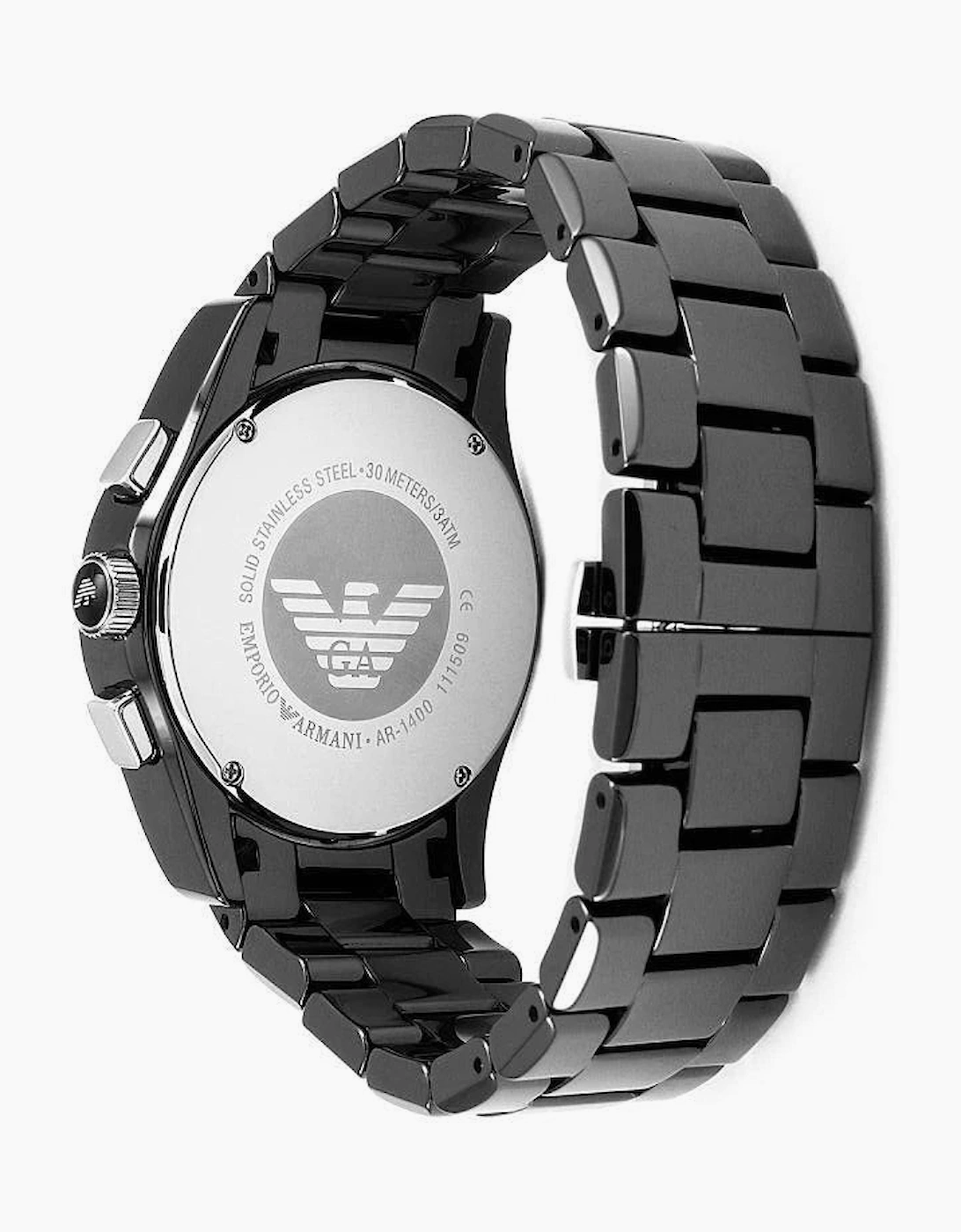 Emporio Armani Ladies Ceramica Black Watch AR1455
