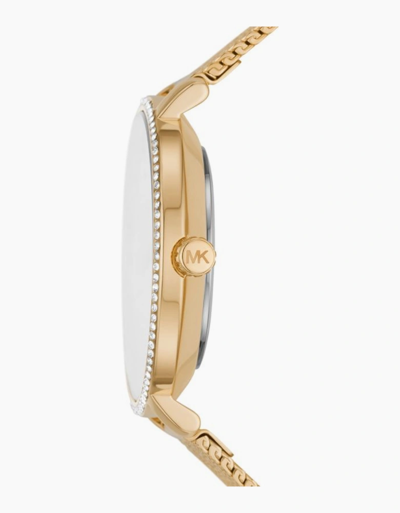 Michael Kors Ladies Gold Mini Pyper Pavé Watch MK4619