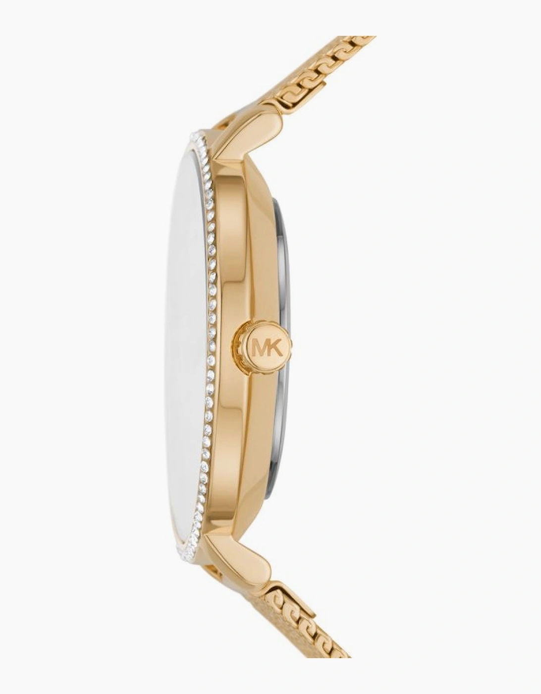 Michael Kors Ladies Gold Mini Pyper Pavé Watch MK4619