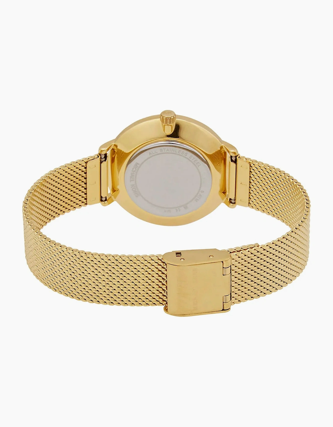 Michael Kors Ladies Gold Mini Pyper Pavé Watch MK4619