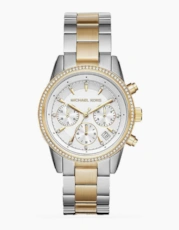 Two-Tone Silver Gold Tone