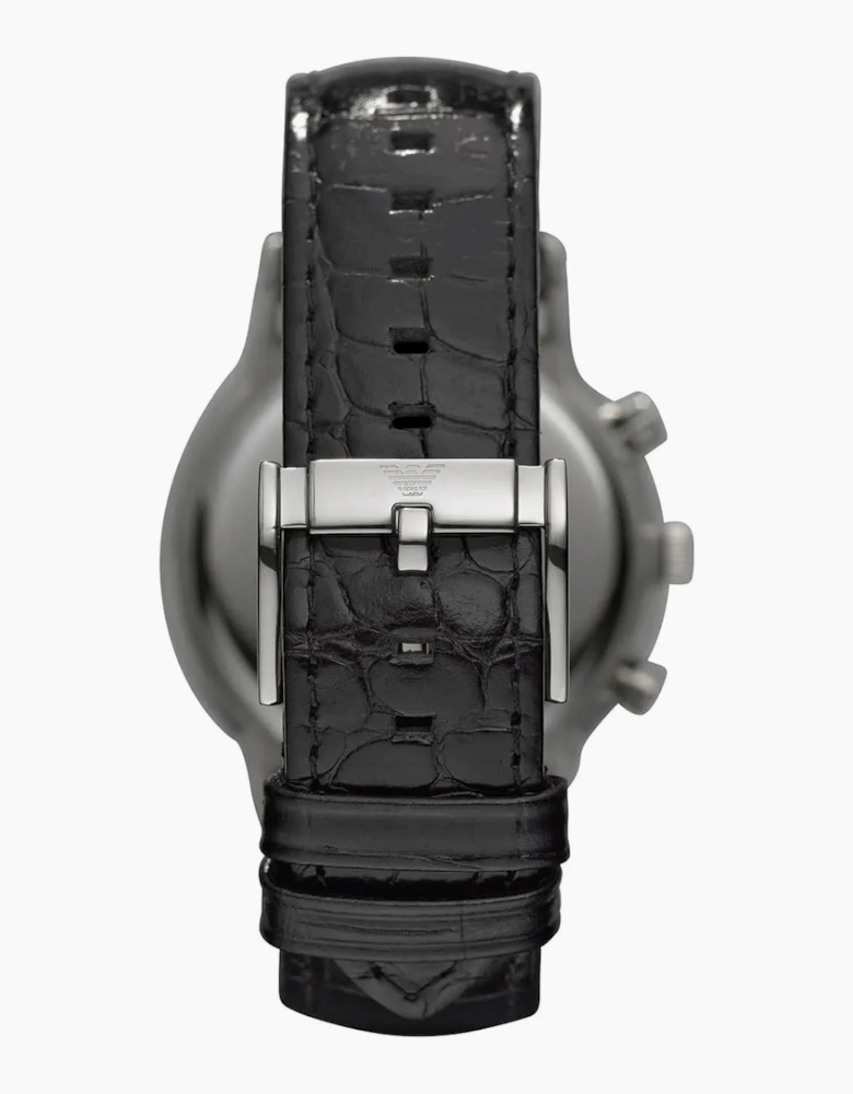 Emporio Armani AR2447 Black Leather Chronograph Men's Watch
