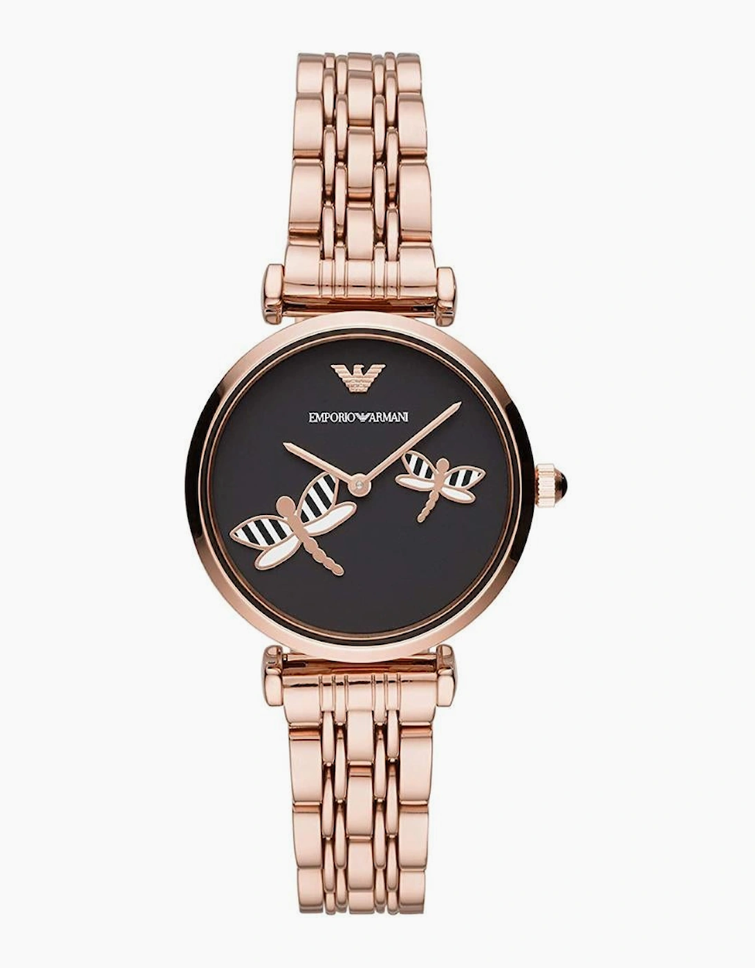 Emporio Armani AR11206 Gianni T-Bar Rose Gold Ladies Watch