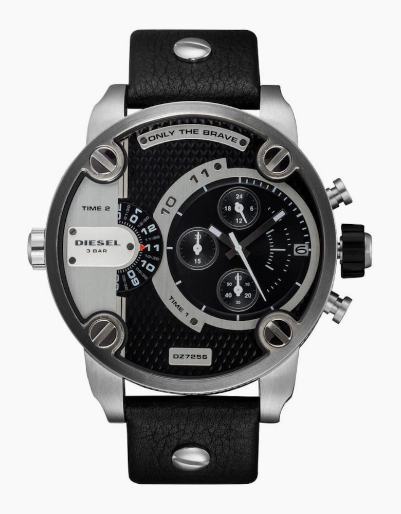 Diesel DZ7256 Silver & Black Little Daddy Chronograph Men's Watch
