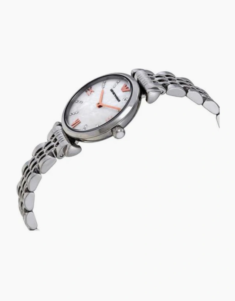 Emporio Armani Ladies T-Bar Gianni Silver Watch AR11204