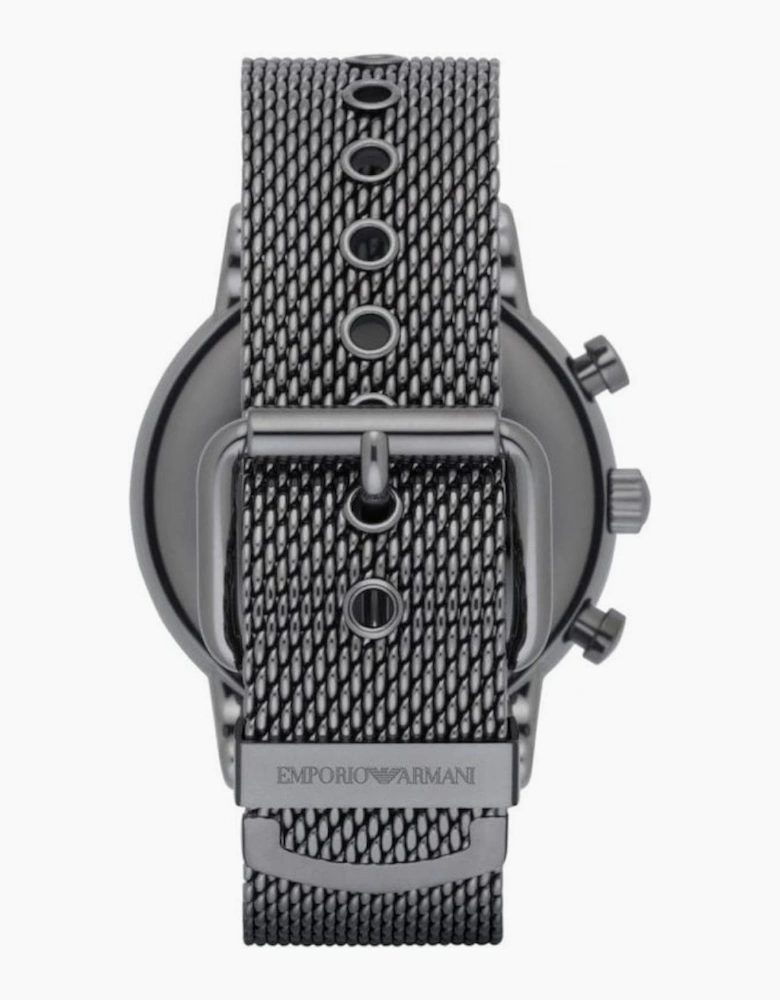 Emporio Armani  AR1979 Gunmetal Gray Mesh Chronograph  Men's Watch