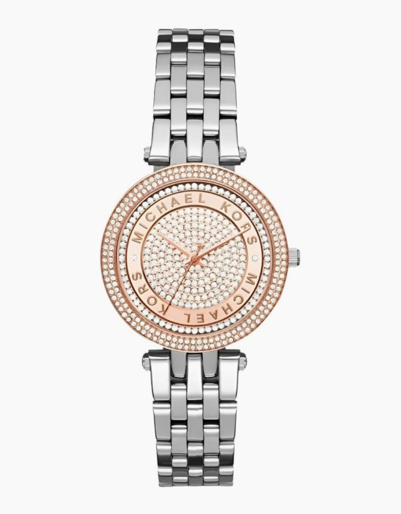 Michael Kors MK3446 Mini Darci Rose Gold & Silver Ladies Watch