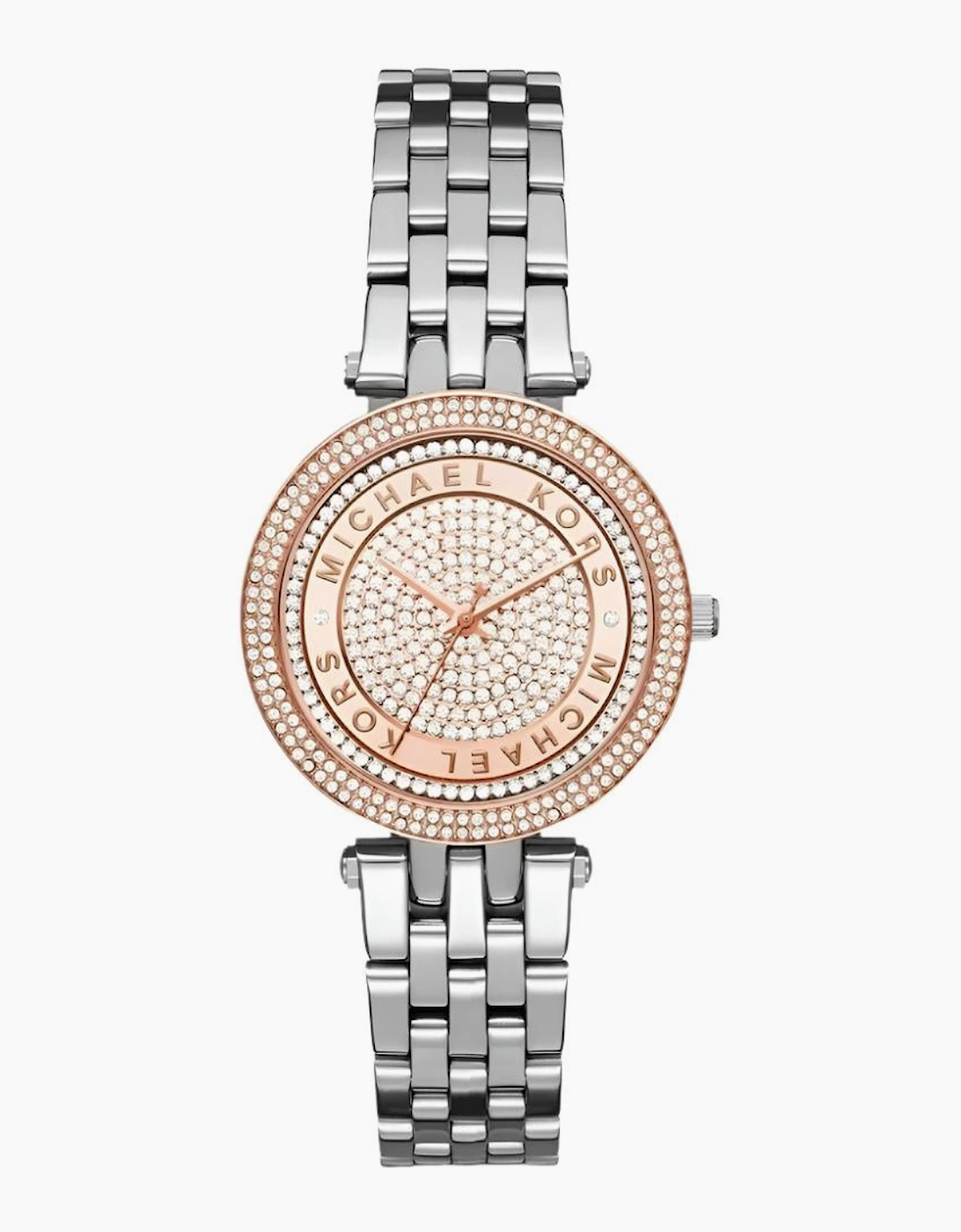 Women's Michael Kors MK3446 Mini Darci Rose Gold & Silver Ladies Watch
