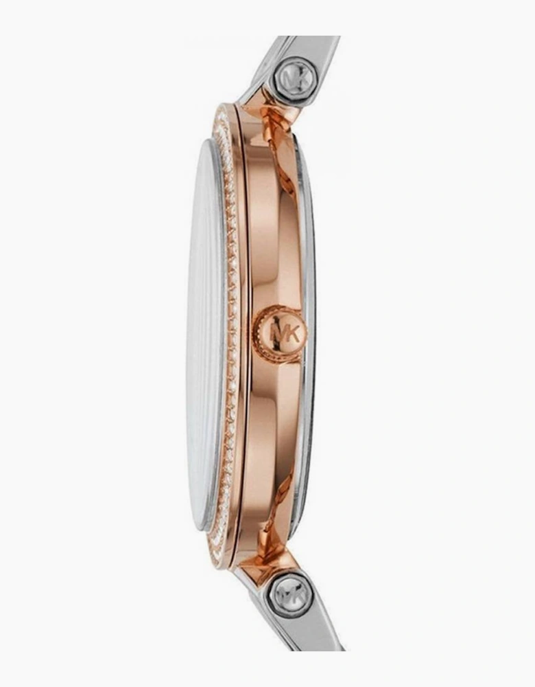 Michael Kors MK3446 Mini Darci Rose Gold & Silver Ladies Watch