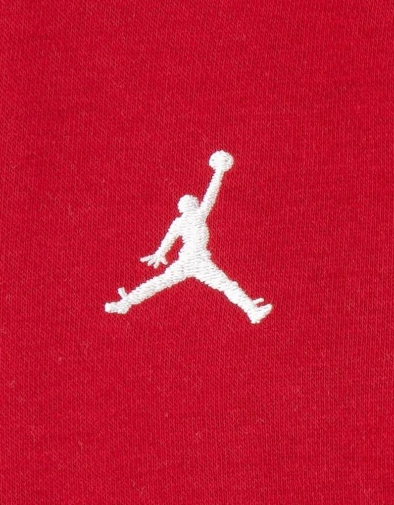 Air Jordan Fleece Unisex Hooded Full Zip Tracksuit Red/Black