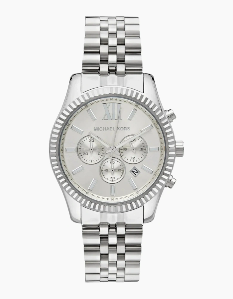 Michael Kors Men's Lexington Silver Watch MK8405