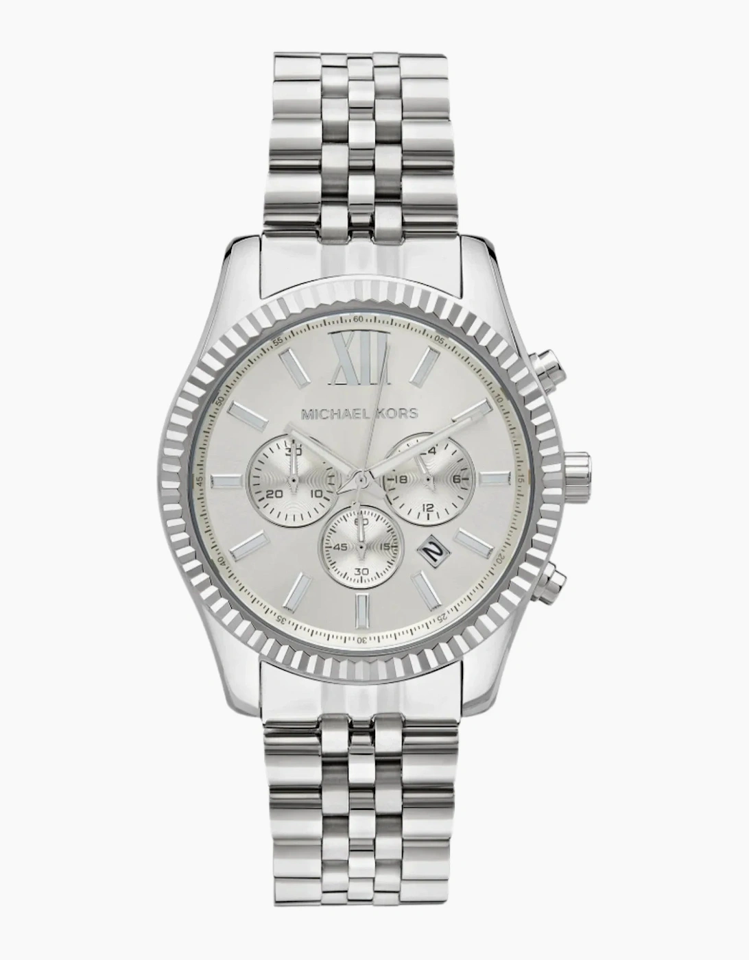 Michael Kors Men's Lexington Silver Watch MK8405