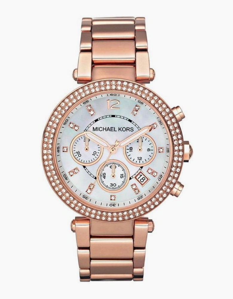 Michael Kors MK5491 Parker Rose Gold Chronograph Ladies Watch