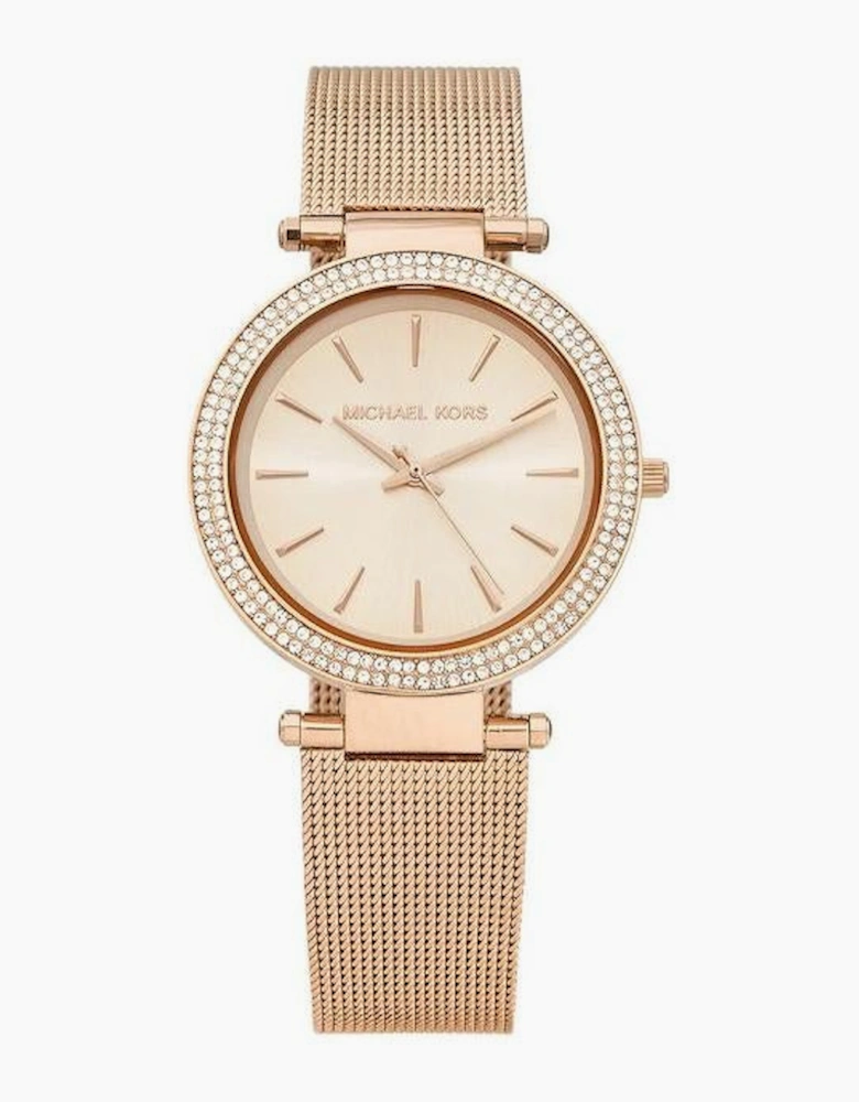 Michael Kors MK3369 Darci Rose Gold Mesh Ladies Watch