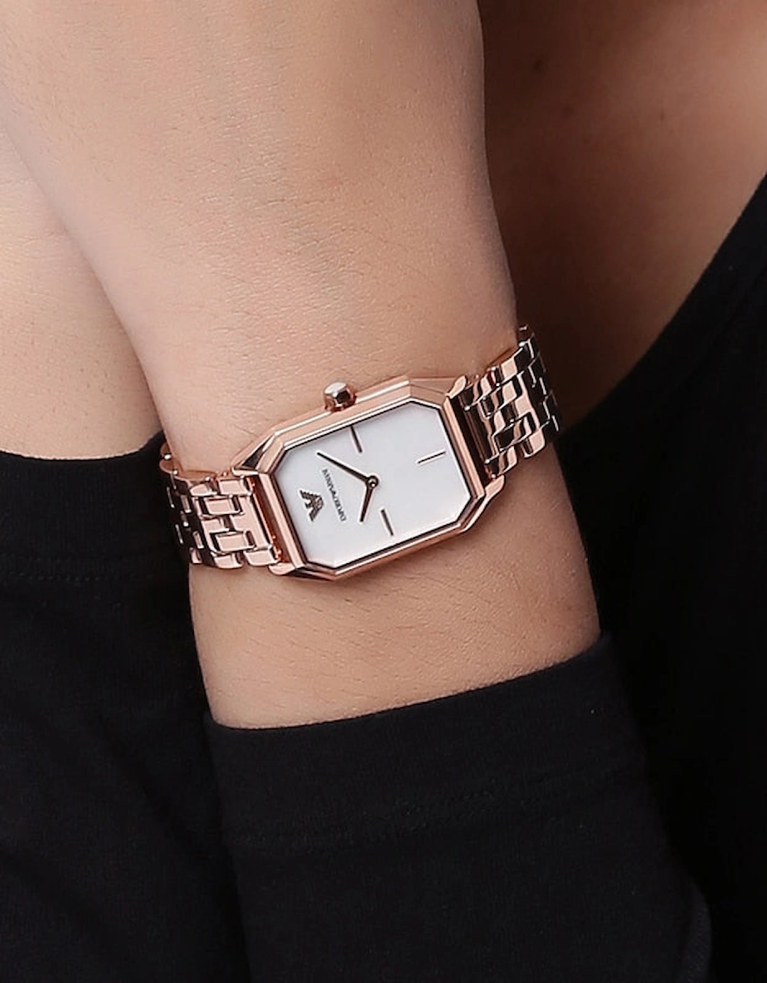 Emporio Armani AR11147 Gioia Rose Gold Ladies Watch